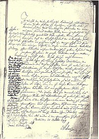 Antrag des Akademiemitglieds Franz Carl Achard vom 31. Oktober 1799 an das Akademiedirektorium auf Nutzung des Laboratoriums der Akademie für seine Versuche zur Zuckergewinnung aus Rüben